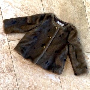 Janie and Jack Faux Fur Coat, 18-24m